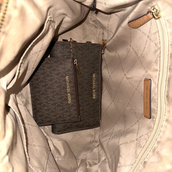 Michael Kors Brown Signature Tote Set - Picture 3 of 16